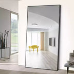 Specchio a figura intera 71H x 31W Specchio decorativo da parete Specchio da terra grande autoportante