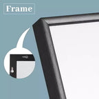 Specchio a figura intera 71H x 31W Specchio decorativo da parete Specchio da terra grande autoportante