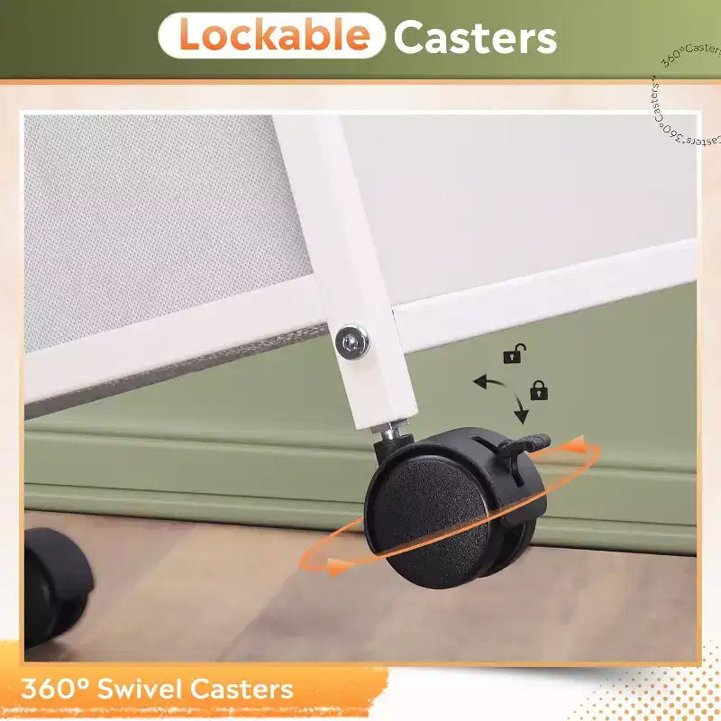 Cassettiera Mobile con rotelle, Supporto per Stampante con Ripiano Aperto, Classificatore Verticale in Tessuto per Documenti A4 o Letter per Ufficio Domestico