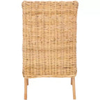 Sedia in vimini Nancy con cuscino - ACH6518