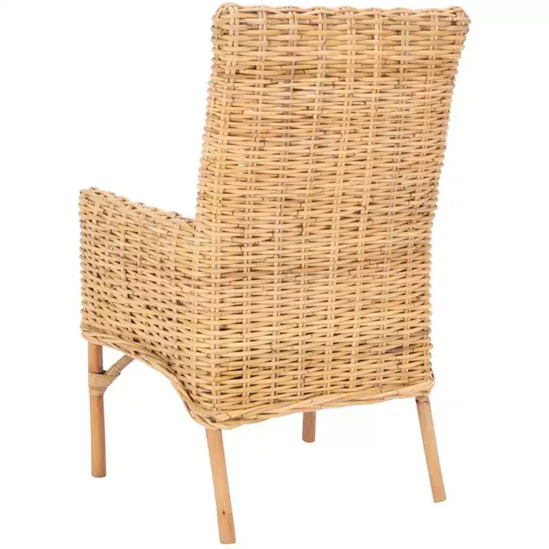 Sedia in vimini Nancy con cuscino - ACH6518