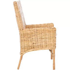 Sedia in vimini Nancy con cuscino - ACH6518