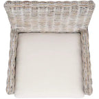Sedia in vimini Nancy con cuscino - ACH6518