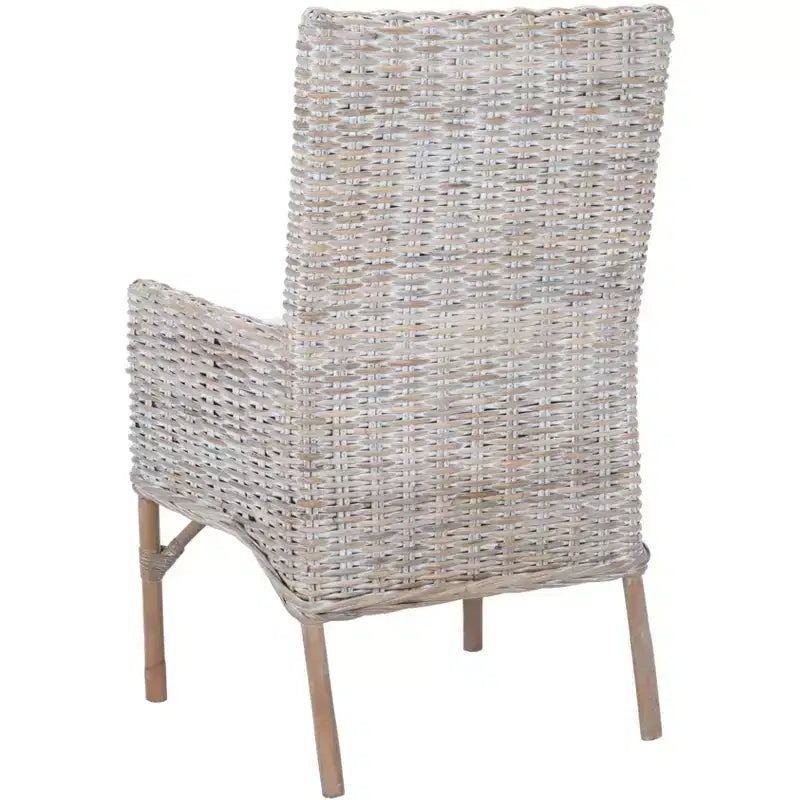 Sedia in vimini Nancy con cuscino - ACH6518