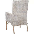 Sedia in vimini Nancy con cuscino - ACH6518