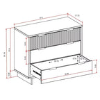 Cassettiera standard a 3 cassetti Granville Modern