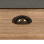 Consolle in Legno Rettangolare Rutledge, 48x16x32, Marrone Rustico
