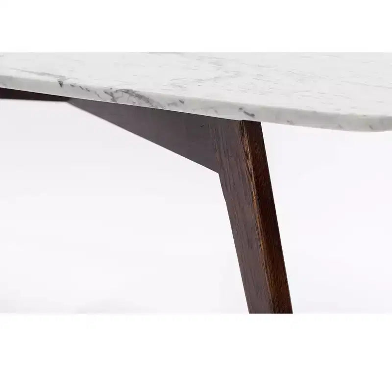 Tavolino da caffè Vezzana 31 Square in marmo di Carrara bianco italiano