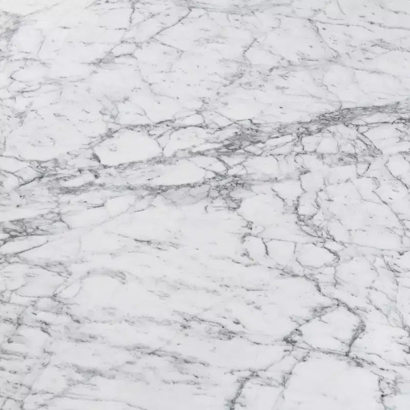 Tavolino da caffè Vezzana 31 Square in marmo di Carrara bianco italiano