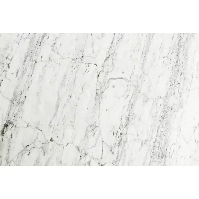 Tavolino da caffè Vezzana 31 Square in marmo di Carrara bianco italiano