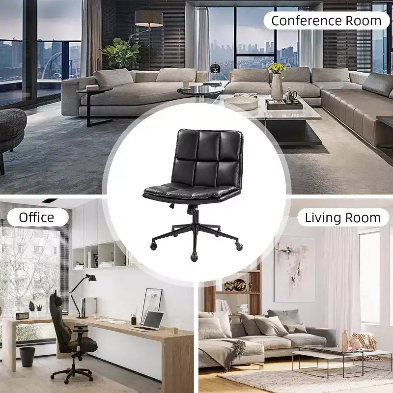 Sedia da ufficio girevole a 360 gradi Hilda Modern