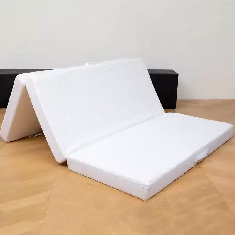 Materasso pieghevole a 4 ante con 1 strato di memory foam infuso in gel