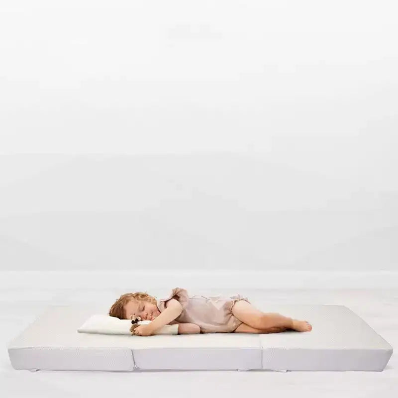 Materasso pieghevole a 4 ante con 1 strato di memory foam infuso in gel