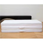 Materasso pieghevole a 4 ante con 1 strato di memory foam infuso in gel