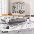 Libreria per Bambini e Mobile Contenitore Giocattoli Multi-Ripiano con Cubby Organizer per Bambini e Bambine, Sala Giochi