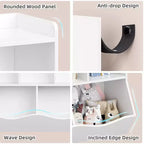 Libreria per Bambini e Mobile Contenitore Giocattoli Multi-Ripiano con Cubby Organizer per Bambini e Bambine, Sala Giochi