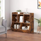 Libreria per Bambini e Mobile Contenitore Giocattoli Multi-Ripiano con Cubby Organizer per Bambini e Bambine, Sala Giochi