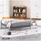 Libreria per Bambini e Mobile Contenitore Giocattoli Multi-Ripiano con Cubby Organizer per Bambini e Bambine, Sala Giochi
