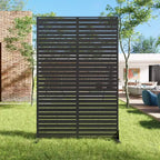 Schermo divisorio esterno in metallo autoportante 72A x 47L - Pannelli decorativi per patio
